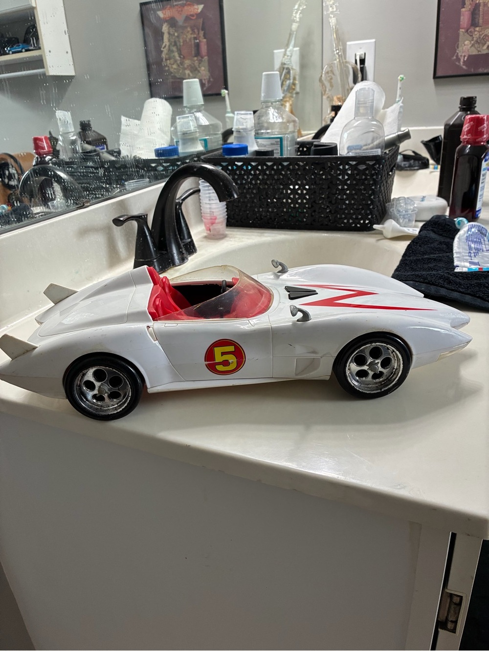 RARE 2008 Speed Racer Mach 5 (Large 18" Scale) – Mattel / Hot Wheels
